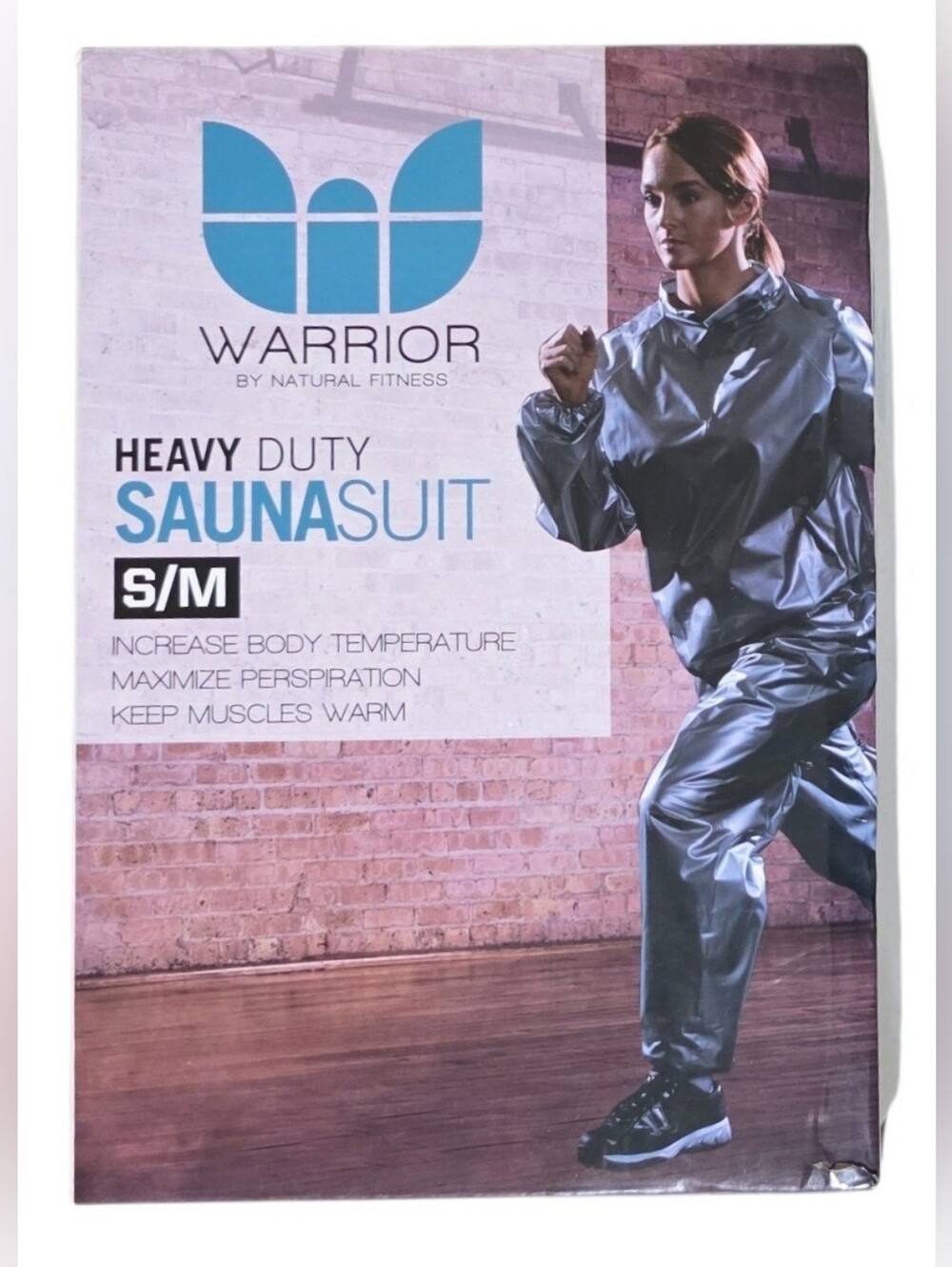 Warrior Heavy Duty Sauna Suit - Silver S/M